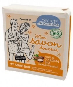 Mon savon douceur à l'huile d'argan - amande/noisette BIO, 100 g